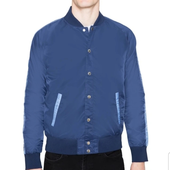 RAGLAN TWO-TONE BASEBALL JACKET